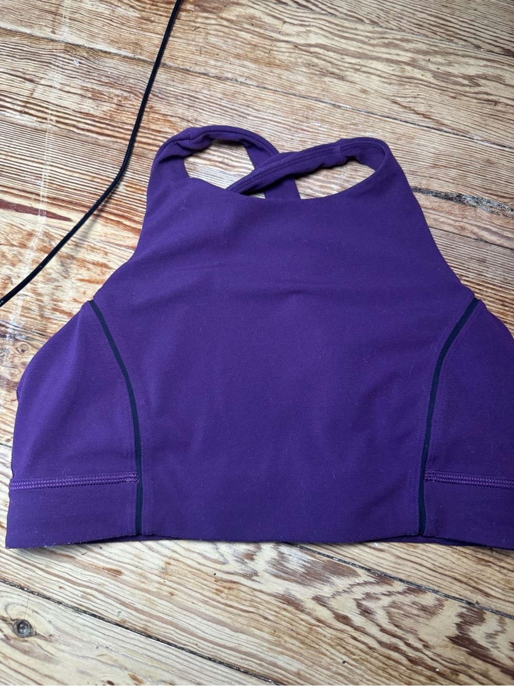 lululemon athletica Deep Purple High-Neck Sports Bralette